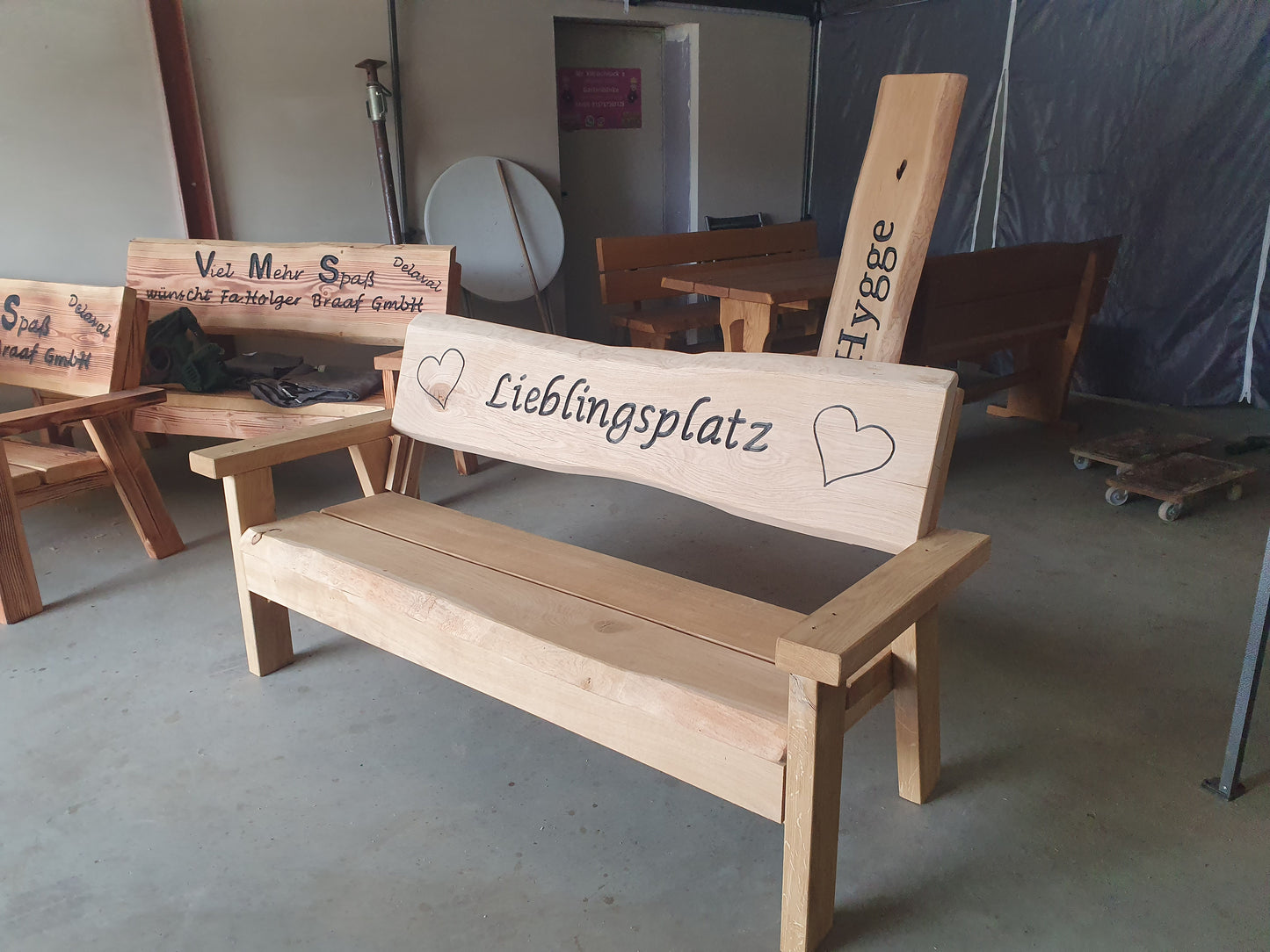Eichenbänke - Modell Kopenhagen