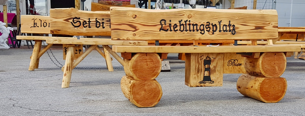 Douglasienbänke - Modell Tirol