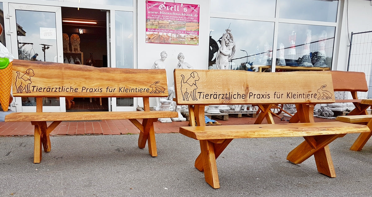 Eichenbänke - Modell Grells