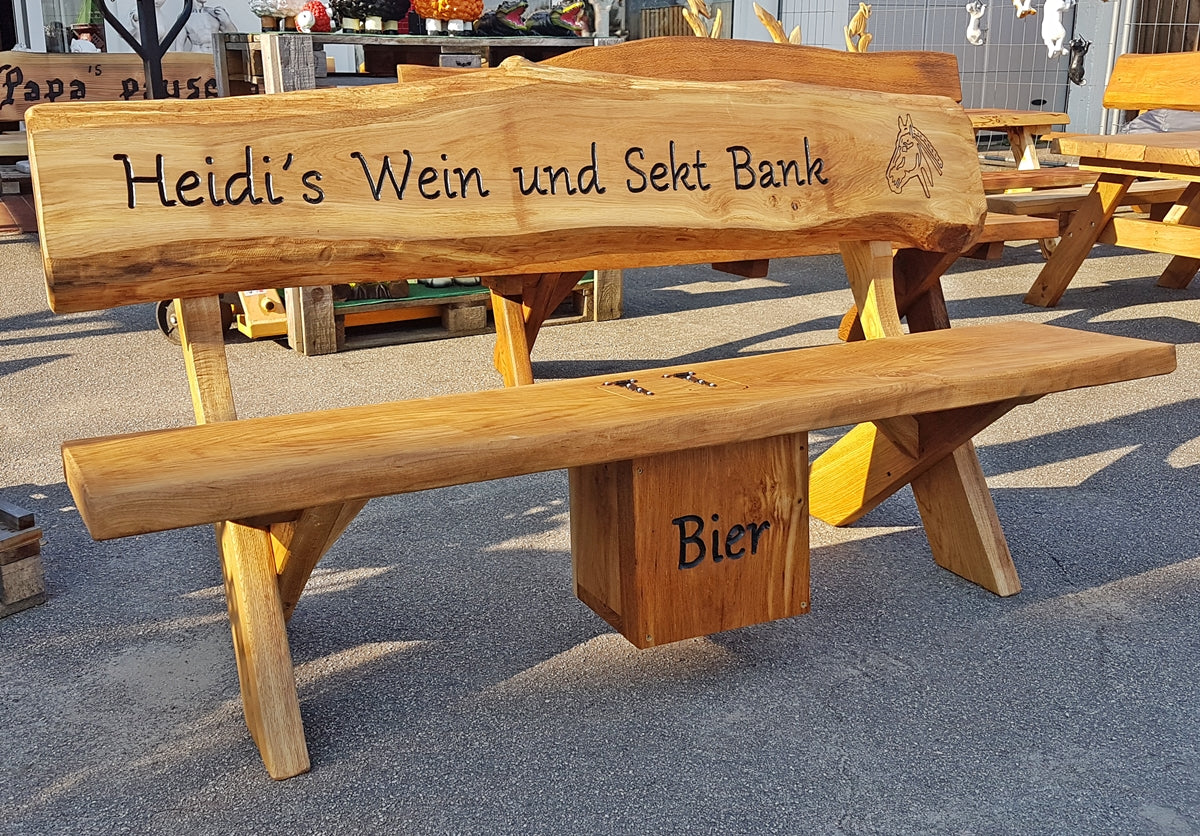 Eichenbänke - Modell Grells